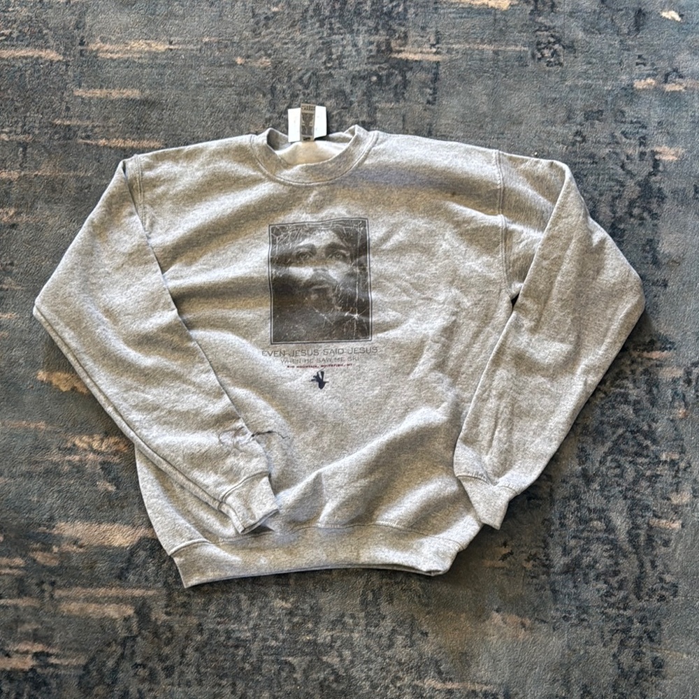 Gildan Heather Gray Graphic Sweatshirt